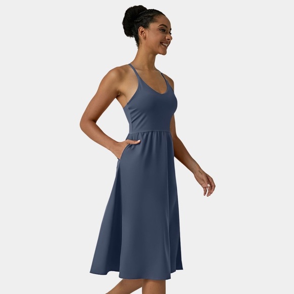 HALARA - NWT Everyday Midi Chill Dress-La Land - Picture 3 of 15